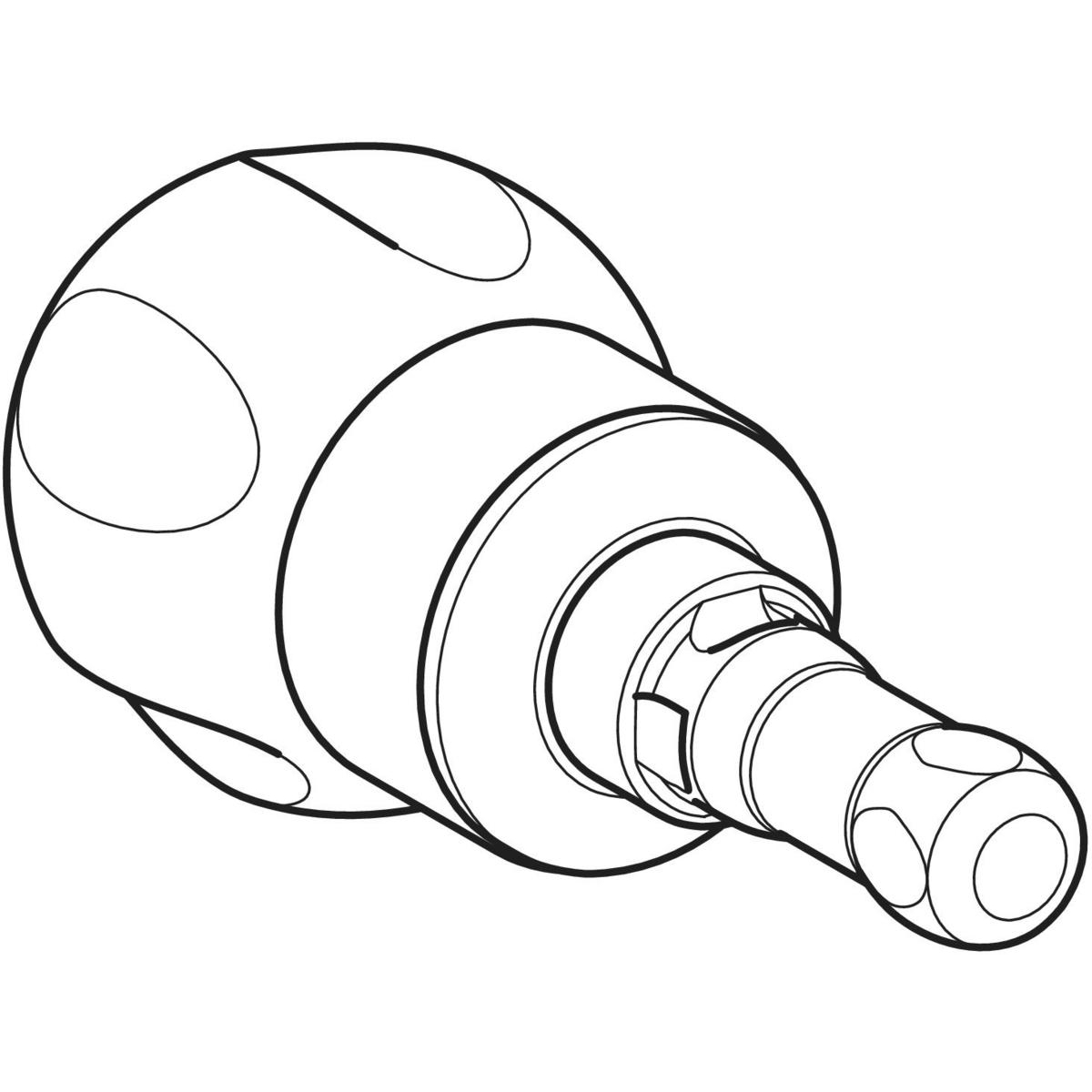 Unealtă de debavurare şi calibrare Geberit FlowFit pentru sisteme terţe: d=25mm s=3.5–3.7mm - imagine 2