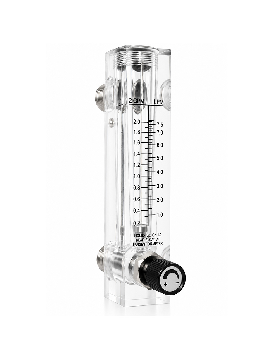 Debitmetru cu reglaj de debit 2G pentru Osmoza Inversa conexiune 1/2"